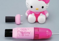 Hello Kitty USB-powered keyboard cleaner